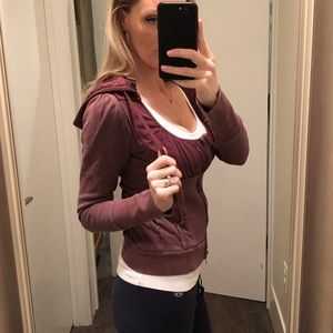 Free People corset hoodie from Anthropologie